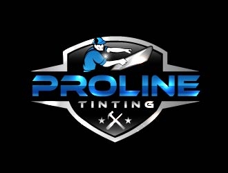 PROLINE TINTING  logo design by shravya