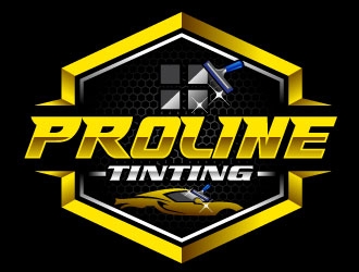 PROLINE TINTING  logo design by Suvendu