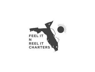 Feel It N Reel It Charters logo design by bricton