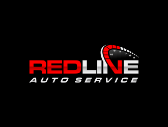 Redline Auto Service  logo design by santrie