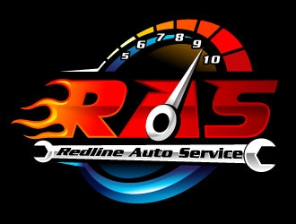 Redline Auto Service  logo design by design_brush