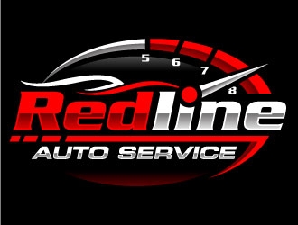 Redline Auto Service  logo design by Suvendu