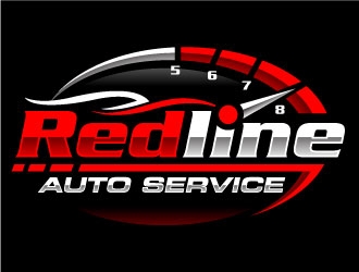 Redline Auto Service  logo design by Suvendu