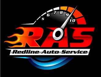 Redline Auto Service  logo design by design_brush