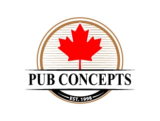 Pub Concepts logo design by uttam