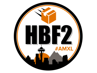 HBF2/Amazon logo design by BeDesign