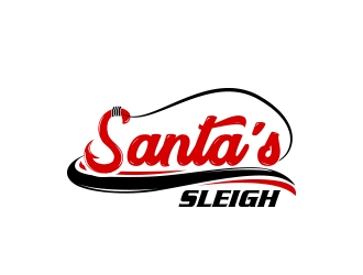 Santa’s Sleigh logo design by MarkindDesign
