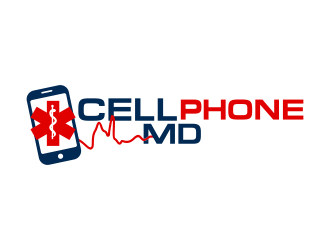 cell phone md logo design by Panara