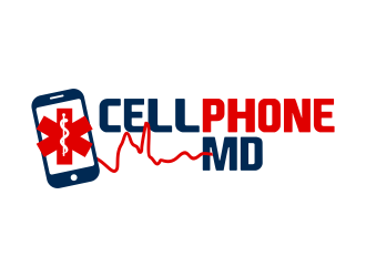 cell phone md logo design by Panara