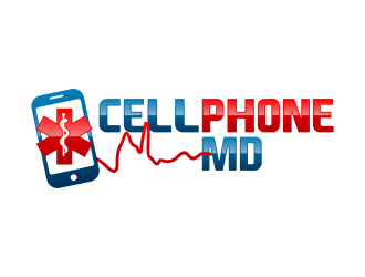 cell phone md logo design by Panara