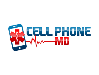 cell phone md logo design by Panara