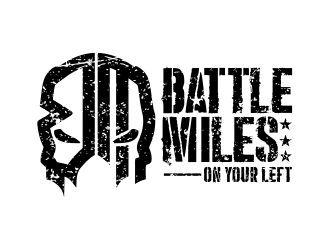 BATTLE MILES logo design by jm77788