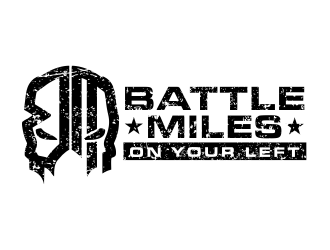 BATTLE MILES logo design by jm77788