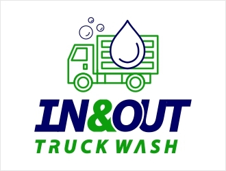 In & Out Truck-Wash  logo design by Shabbir