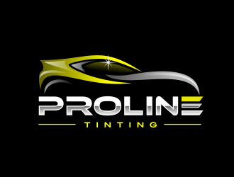 PROLINE TINTING  logo design by AisRafa