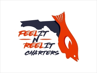 Feel It N Reel It Charters logo design by Shabbir