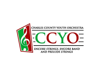 Charles County Youth Orchestra logo design by wongndeso