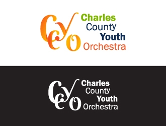 Charles County Youth Orchestra logo design by az_studi0