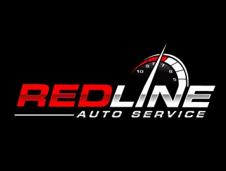 Redline Auto Service  logo design by LogoInvent