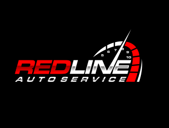 Redline Auto Service  logo design by haidar