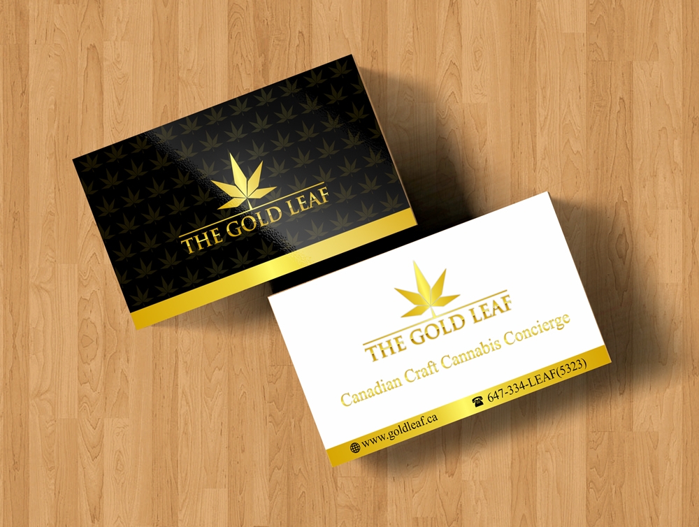 THE GOLD LEAF logo design by ManishKoli