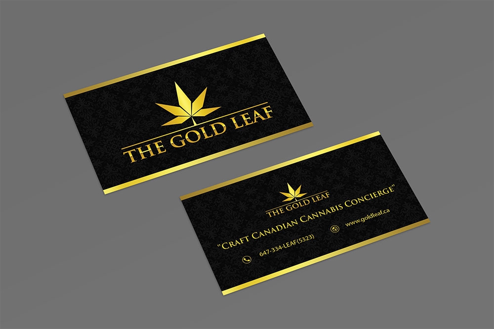 THE GOLD LEAF logo design by Ibrahim