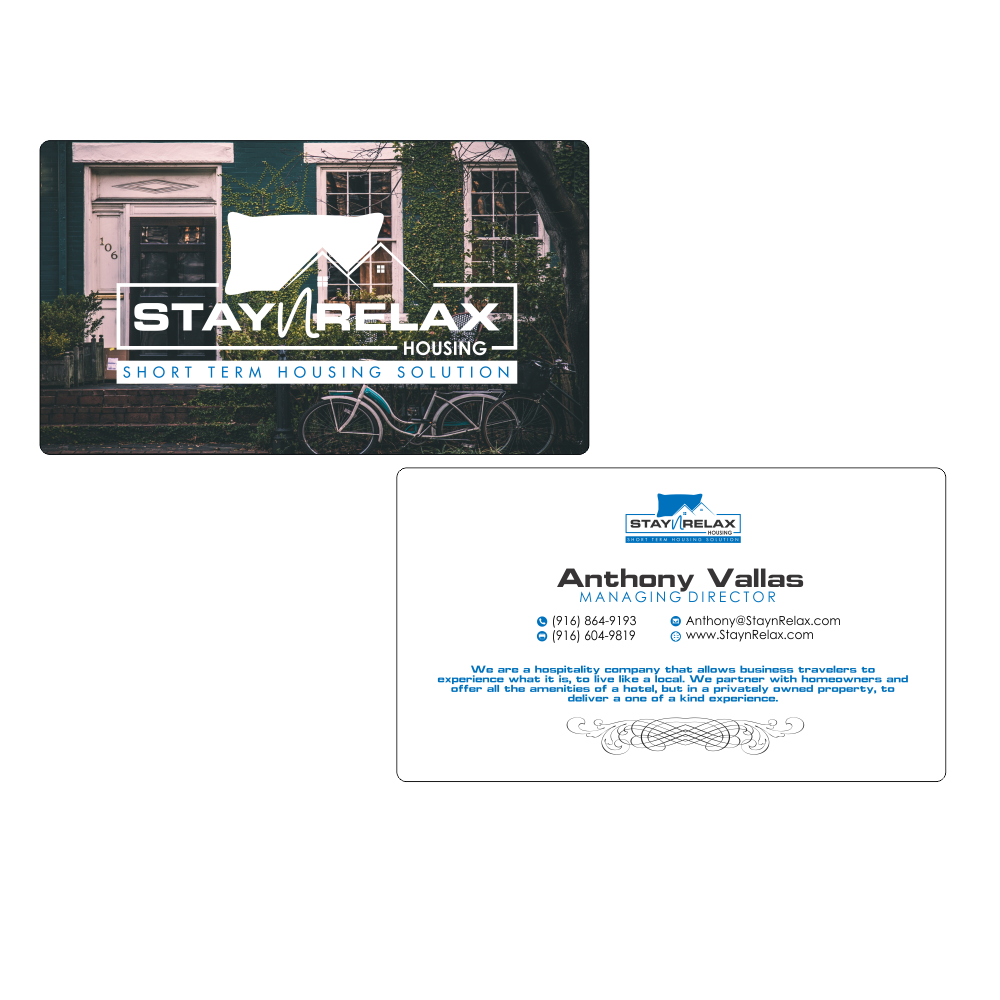 Stay N Relax Housing logo design by TMOX