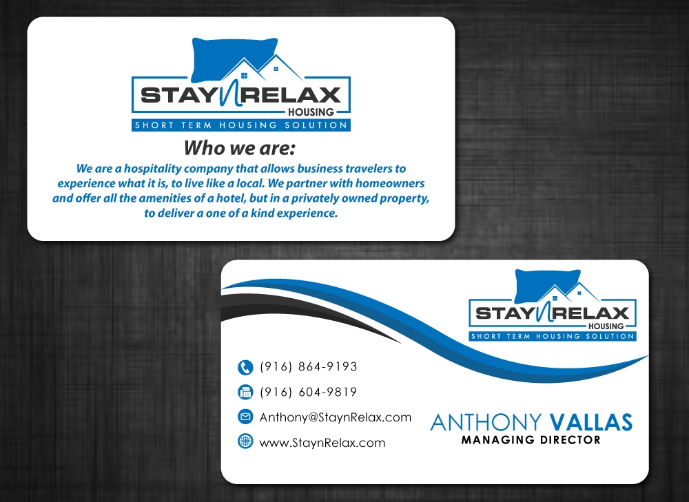 Stay N Relax Housing logo design by LogOExperT