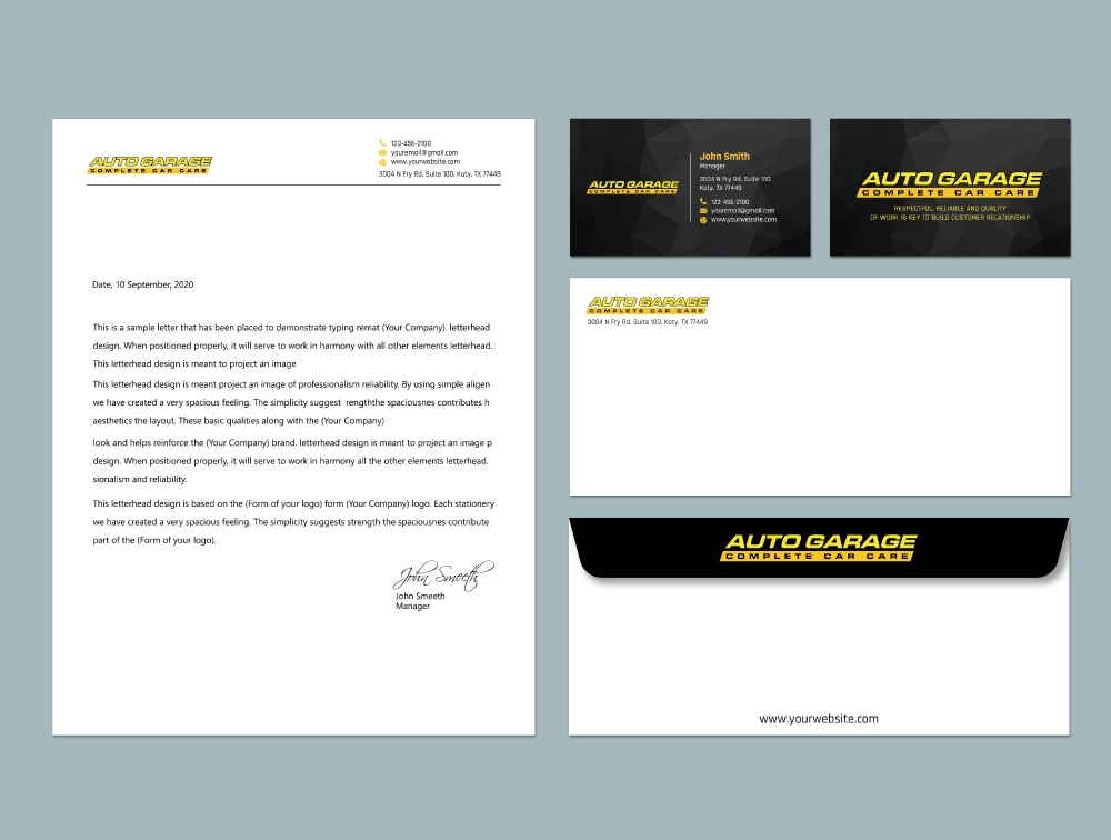 Auto Garage  logo design by Boomstudioz