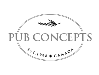 Pub Concepts logo design by BeDesign