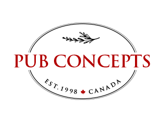 Pub Concepts logo design by BeDesign
