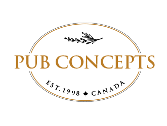 Pub Concepts logo design by BeDesign