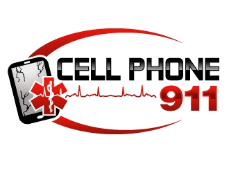 cell phone md logo design by PMG