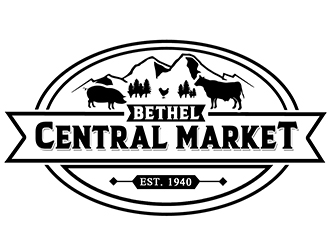 Bethel Central Market logo design by PrimalGraphics