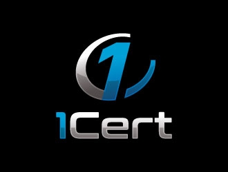 1Cert logo design by sanworks
