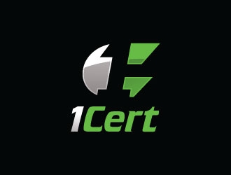 1Cert logo design by sanworks