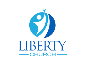 Liberty Church logo design by kunejo