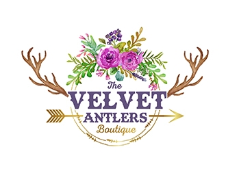 The Velvet Antlers logo design by PrimalGraphics