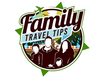Family Travel Tips logo design by DreamLogoDesign