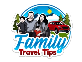 Family Travel Tips logo design by DreamLogoDesign