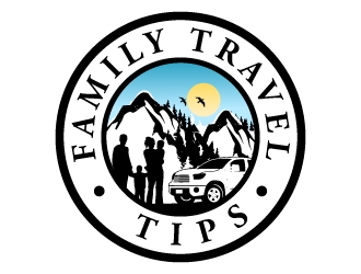 Family Travel Tips logo design by abss