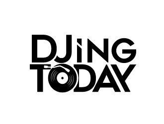 DJing Today logo design by rahppin