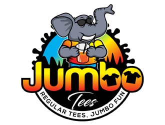 Jumbo Tees logo design by MAXR