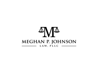 Meghan P. Johnson Law, PLLC logo design by semar