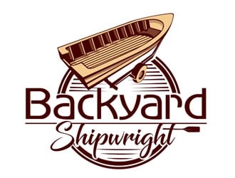 Backyard Shipwrights  logo design by DreamLogoDesign