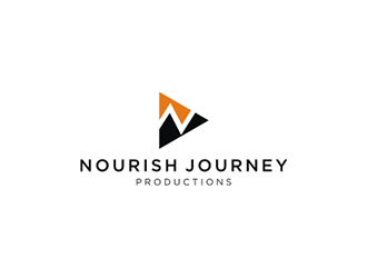 Nourish Journey Productions logo design by blackcane