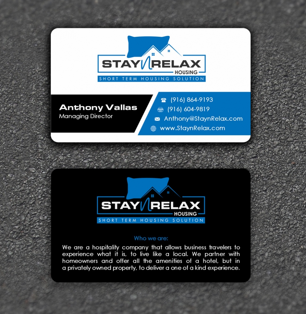 Stay N Relax Housing logo design by ManishKoli