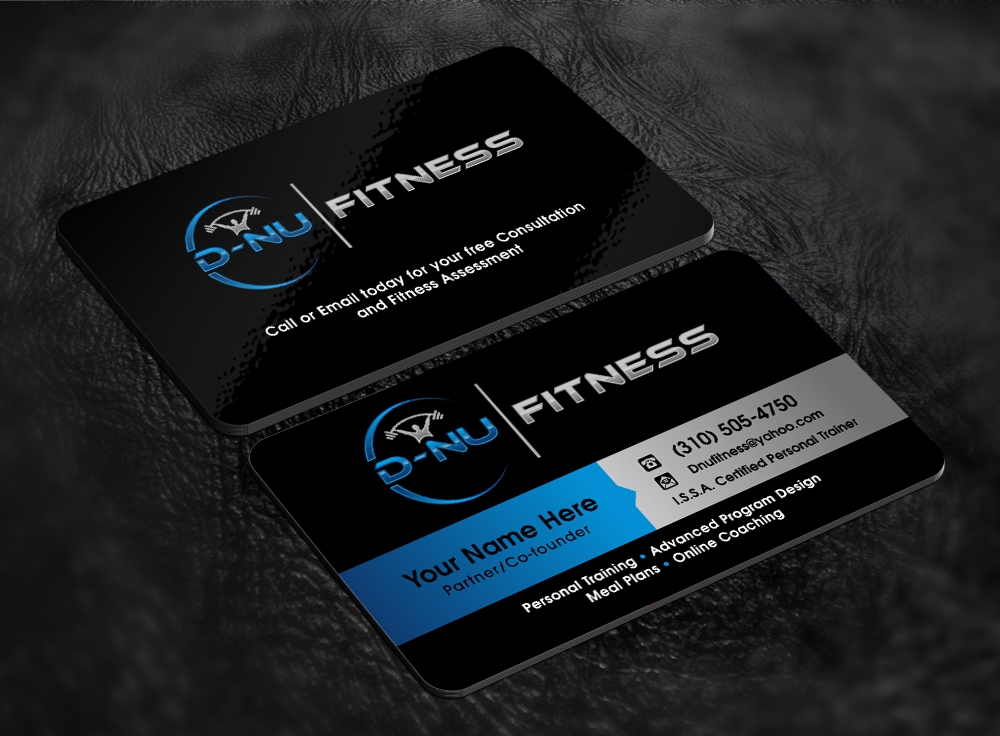 D-NU FITNESS logo design by abss