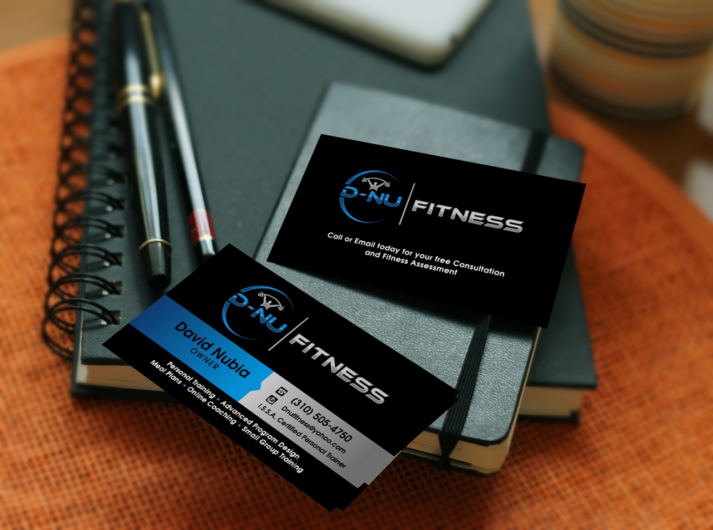 D-NU FITNESS logo design by abss