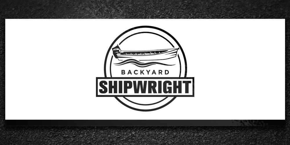 Backyard Shipwrights  logo design by Boomstudioz